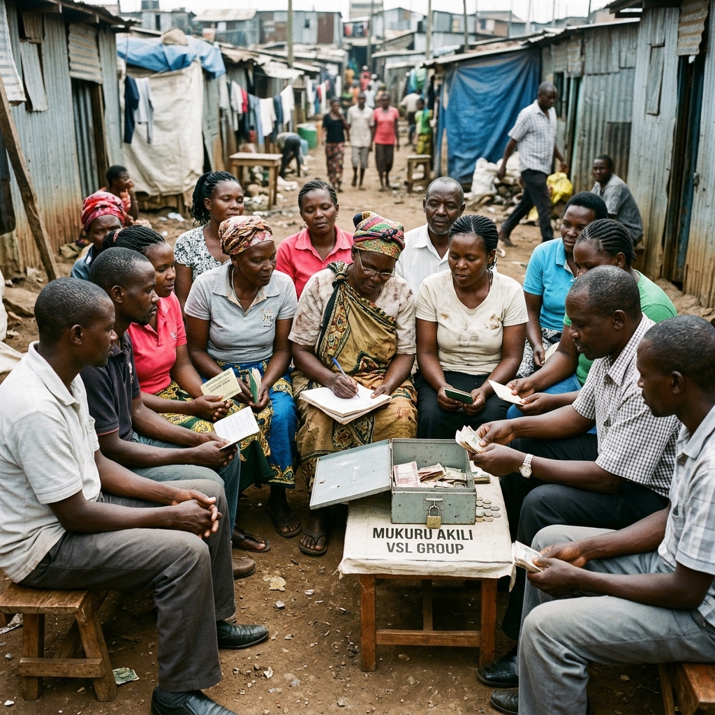 Muungano Savings Group Meeting in Nairobi