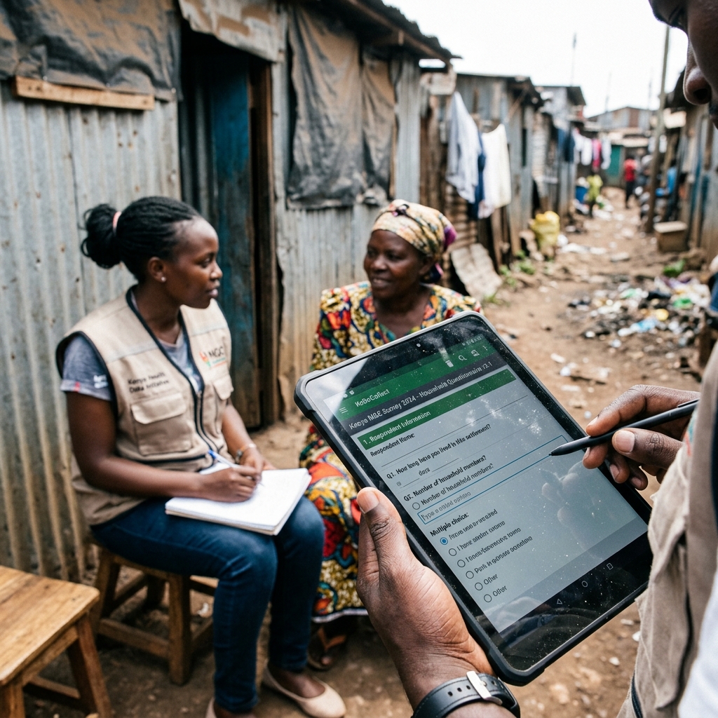 Monitoring & Evaluation Data Collection using KoBoCollect in Kenya